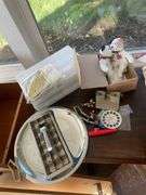 View master, beanie babies, tray & sewing organizers