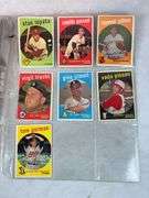 1959 Topps BB 34 Card Lot EX- to EXMT