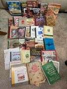 Large lot of cookbooks including southern living & others