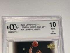 2003 Upper Deck LeBron James Box Set RC (BCCG 10)
