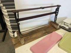 Antique items - scale, pitcher, and more