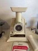 Food grinder, food cooker/fryer, and more