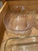 (2) Pyrex cake pans, Pyrex bread pan, casserole dish & more