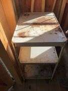 Cart, wooden chair & bench, garden cart & baskets