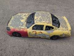 Concrete race car - paint peeling