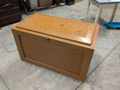 Wooden storage chest