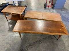 Lane Acclaim mid century coffee table and matching & misc. side table