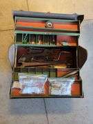 Toolbox with wrenches, hammer, sockets, and more