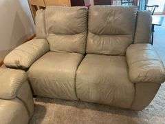 Matching couch and loveseat - loveseat worn - see photos