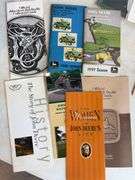John Deere pocket books, promotion calendars, and other advertising booklets