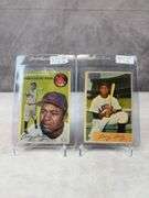 Larry Doby - 1954 Bowman #84 and 1954 Topps #70 -Both VG