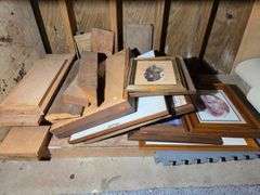 Picture frames & short pieces of lumber