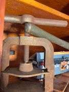 Buffalo dental dental press, detail sander, folding military shovel & more