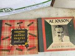 (2) boxes of Victrola records - see photos