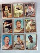 1962 Topps BB 58 Card Lot - Nice - EX-NM
