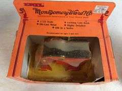 (2) Ford diecast model delivery vehicle coin banks - 1/25 scale, dirty