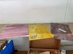 Large lot of stained glass pieces/ parts