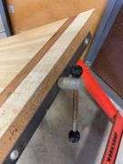 Foldaway workshop bench with case