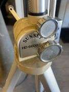 Phonograph horn, tripod, and stand