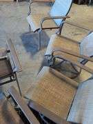 (6) Hampton Bay outdoor patio chairs