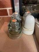 Glass insulators, candles & misc.