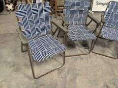 (4) matching outdoor folding chairs