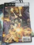 (7) Marvel The Might Captain Marvel and (5) The Might Thor Comics