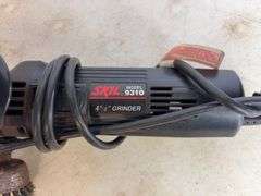 Heat gun, stapler, Skil disc grinder, clippers, and more