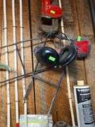 2 pipe wrenches, metal targets & hearing protection