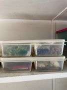 Large lot of stained glass pieces/ parts