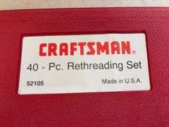 Century battery charger, rethreading set, and rotozip tool