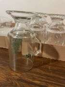 Assortment of clear glassware - cups, dishes, bowls, and more