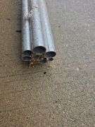 7 pcs 8ft long 1" wall tubing & misc strips
