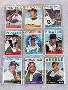 1964 Topps BB 9 Card HI# Lot EX- to EXMT