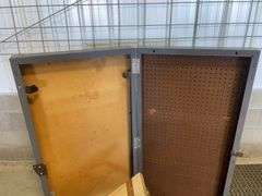 Foldaway workshop bench with case