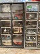 (2) fastener organizers & nails, screws & more