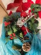 (2) boxes of Christmas items