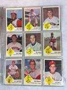 1963 Fleer BB 35/66 Card Starter Set With Cepeda VG to EXMT