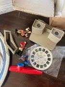 View master, beanie babies, tray & sewing organizers