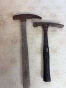 Assortment of mini sledges, hammers and shovels