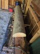Stack of 7ft long live edge lumber