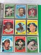 1959 Topps 180+ Card Lower Grade Starter Set With Stars - F to VG