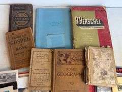 Box of vintage magazines, comic books, and local items - Swiss Festival, Amish Country, Classics Ill