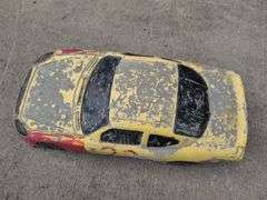 Concrete race car - paint peeling