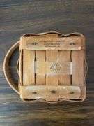 (1) Longaberger, (2) Royce Craft, and miscellaneous small baskets
