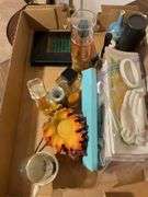 Miscellaneous decorative pieces - clocks, pottery, and more