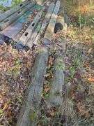 Split rail fence pieces, posts ,pipe & short culvert