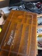 Fishing tackle boxes, cushion & speaker