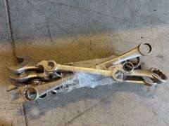 Toolbox with wrenches, hand planer, Hammer, and other tools