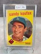 Sandy Koufax - 1959 Topps #163 - Nice Card - EX+